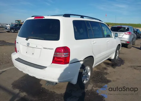 2003 Toyota Highlander V6 from USA, damaged, VIN JTEGF21AX30079287